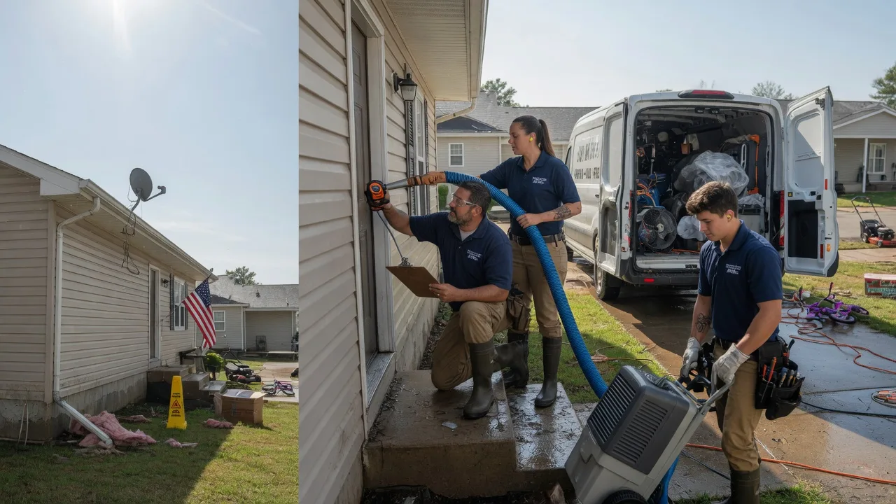 Ceiling Water Damage Restoration in Eastman, WI near me